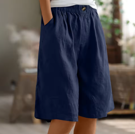 Claire | Linen Bermuda Shorts Women Summer Relaxed Casual