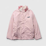 Sherpa-Lined Zip-Front Jacket with Heart Print