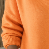 Collared Neckline Button-Front Knit Cardigan