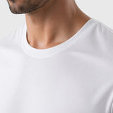 Fitted Short Sleeve Shirt with Round Neck
