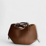 Oversized Wide Tote Bag with Shoulder Straps