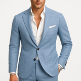 Men's Single-Breasted Tailored Suit