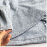 Women's Longline Hoodie Sweater with Asymmetrical Wrap Hem and Hooded Neckline