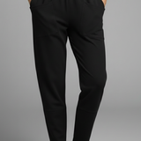 Tapered Linen Trousers with Elastic Waist