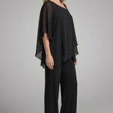 Off-Shoulder Top and Wide-Leg Pants Set