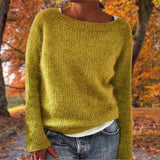 Textured Knit Boat Neck Sweater
