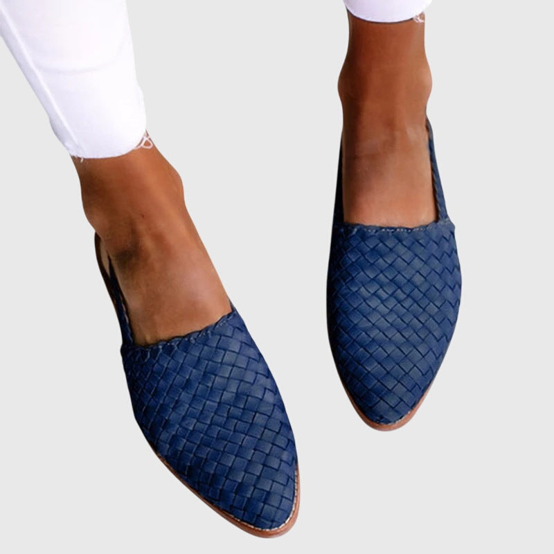 Madeleine | Woven Slip-On Sandals Women Casual Comfortable