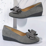 Bow Detail Ballet Flats with Round Toe