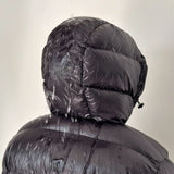 Men's Winter Jacket with Hood and Quilted Puffer Design