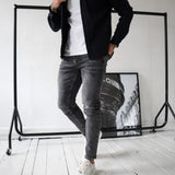 Overshirt Jacket with Button Front and Chest Pocket