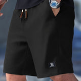 Men's Waffle Knit Drawstring Shorts