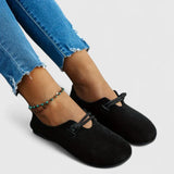 Elvara | Minimal Suede Summer Loafers Women Soft Slip-On Shoes