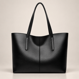 Women's Tote Bag with Double Shoulder Straps and Structured Shopper Design for Office Wear