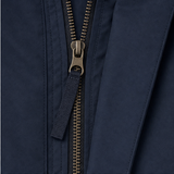 Drawstring Hooded Jacket with Flap Pockets and Cinched Waist