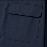 Drawstring Hooded Jacket with Flap Pockets and Cinched Waist