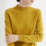 Fine Knit High Neck Sweater
