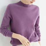 Fine Knit High Neck Sweater