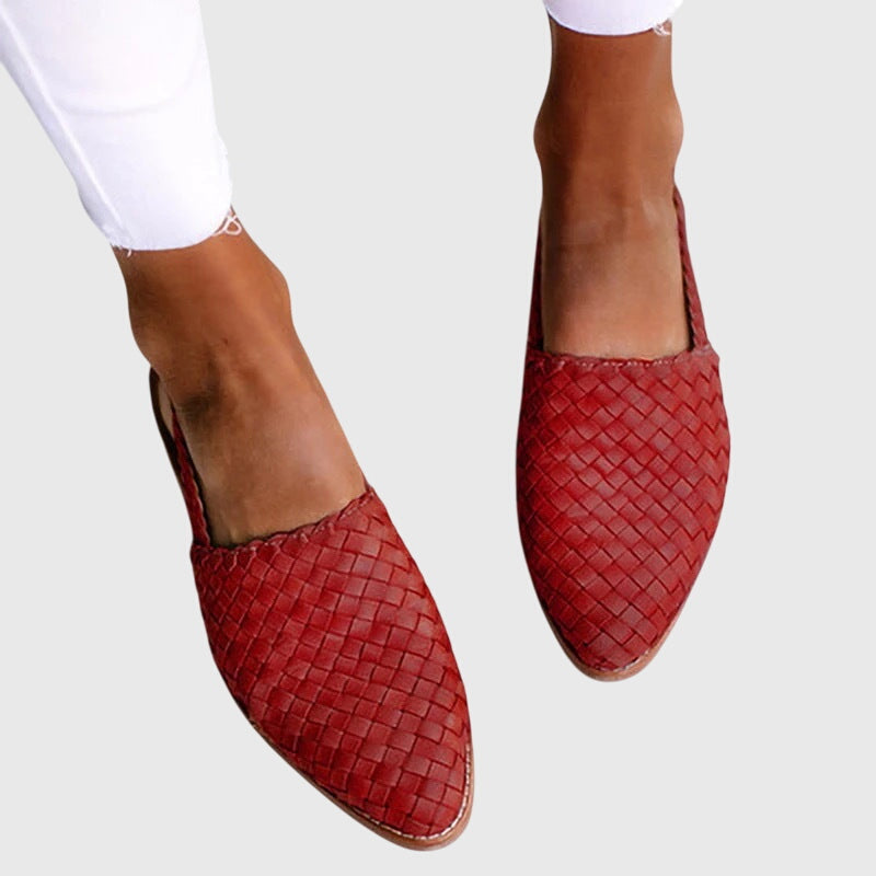 Madeleine | Woven Slip-On Sandals Women Casual Comfortable