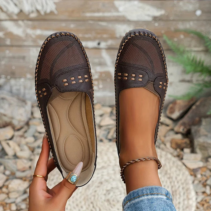 Rovella | Breathable Comfort Loafers Women Slip-On Flats