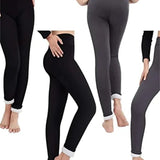 High-Waisted Fleece-Lined Tapered Leggings