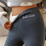 High-Waisted Fleece-Lined Tapered Leggings