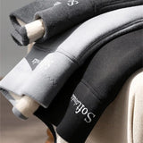 High-Waisted Fleece-Lined Tapered Leggings