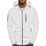 Full-Zip Hoodie with Zippered Pockets