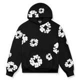 Women's Floral Print Tracksuit with Pullover Hoodie and Drawstring Jogger Pants