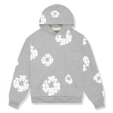 Women's Floral Print Tracksuit with Pullover Hoodie and Drawstring Jogger Pants