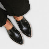 Orlena | Classic Leather Loafers Women Sleek Slip-On Shoes