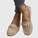 Ysaline | Elegant Classic Chain Loafers Women Slip-On Shoes