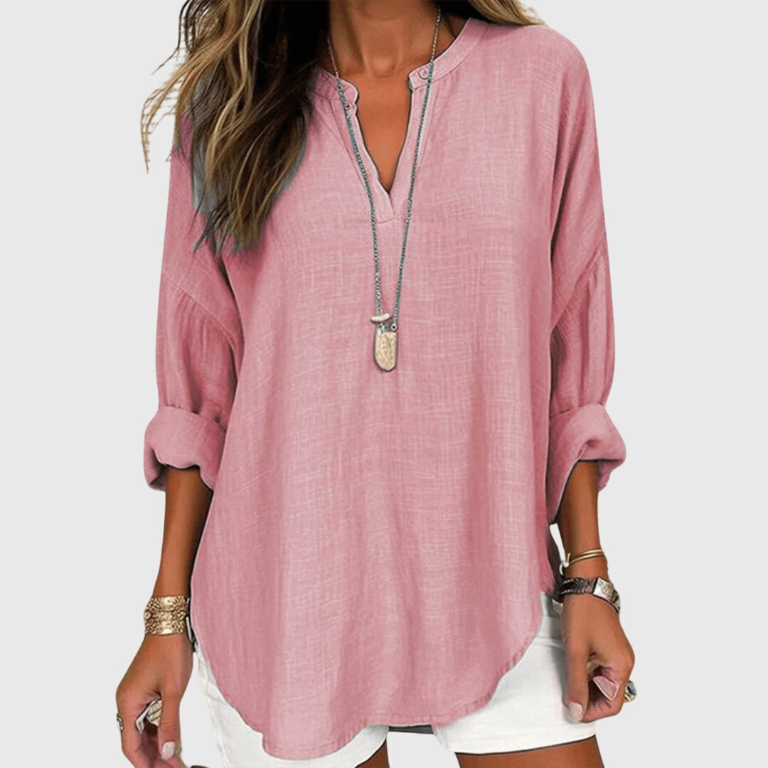Liora | Casual Loose Blouse Women Summer Relaxed Everyday Top