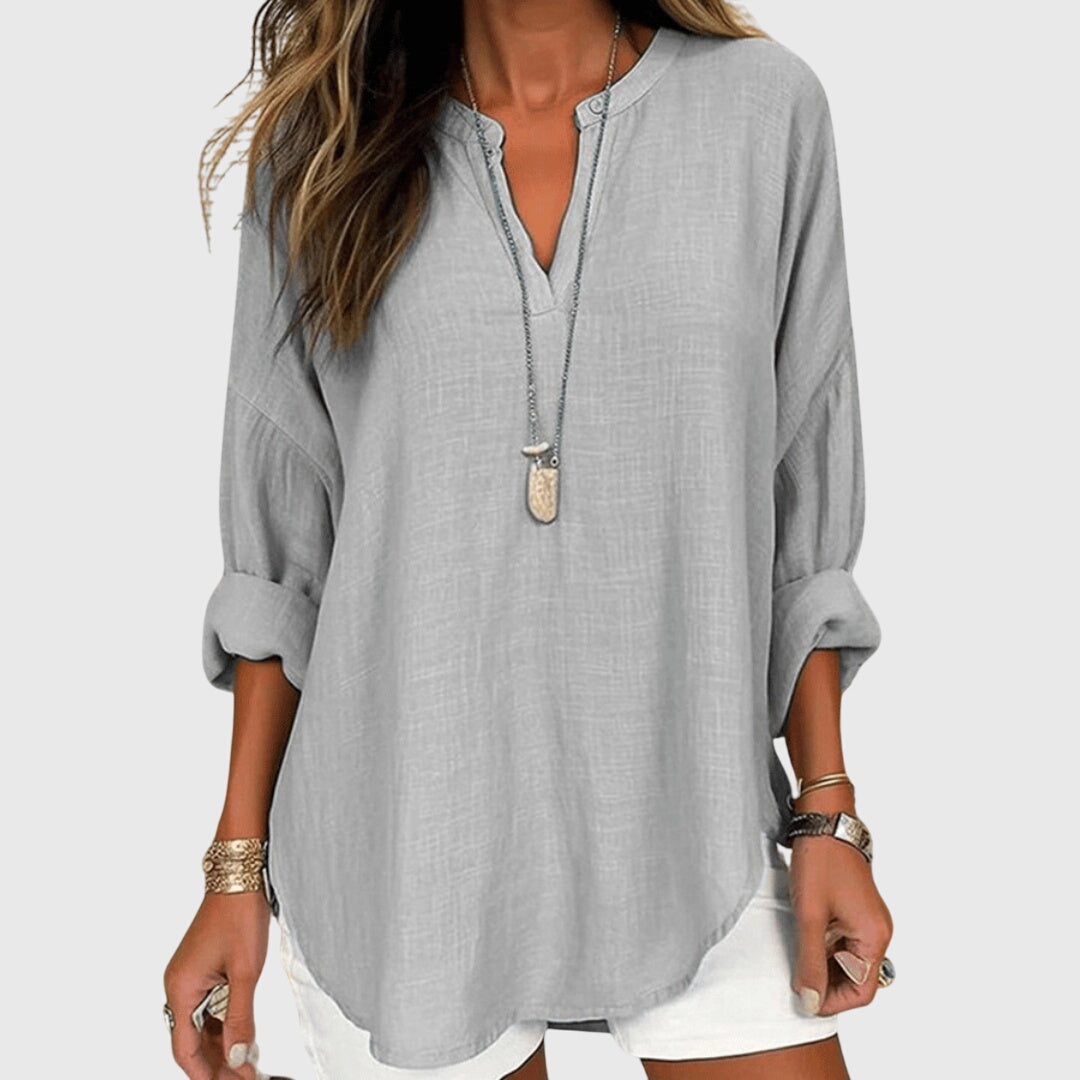 Liora | Casual Loose Blouse Women Summer Relaxed Everyday Top