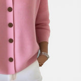 Women's Knit Cardigan Sweater – Collared Button-Front Long Sleeve Style for Everyday Wear