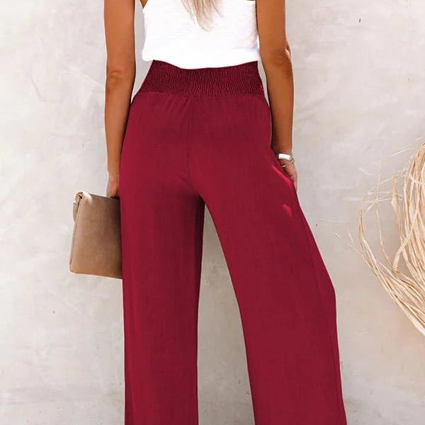 Aveline | High Waist Wide Leg Pants Women Summer Relaxed Casual