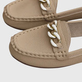 Ysaline | Elegant Classic Chain Loafers Women Slip-On Shoes