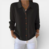 Women's Knit Cardigan Sweater – Collared Button-Front Long Sleeve Style for Everyday Wear