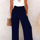Aveline | High Waist Wide Leg Pants Women Summer Relaxed Casual