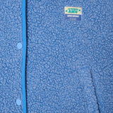 Women's Fleece Vest with Button Front Sleeveless Design and Textured Teddy Finish for Fall