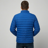 Full Zip Puffer Jacket with Stand Collar