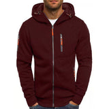 Full-Zip Hoodie with Zippered Pockets