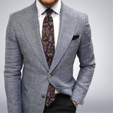 Men's Tailored Peak Lapel Blazer