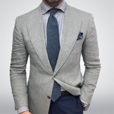 Men's Tailored Peak Lapel Blazer