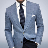 Men's Tailored Peak Lapel Blazer