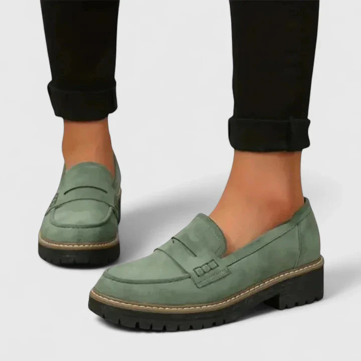 Darevia | Platform Loafers Women Slip-On Comfort Shoes