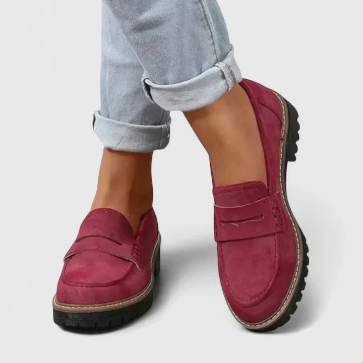 Darevia | Platform Loafers Women Slip-On Comfort Shoes