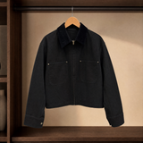 Zip-Front Jacket with Patch Pockets