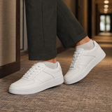 Low-Top Platform Sneakers with Lace-Up