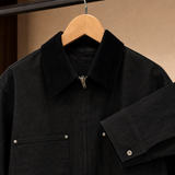 Zip-Front Jacket with Patch Pockets