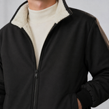 Fleece Lined Jacket with Zip Front and Side Pockets